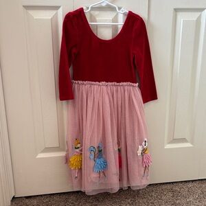 Mini Boden Red and Pink Fairy Dress